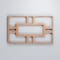 Ekena Millwork Extra Small Hastings Decorative Fretwork Wood Wall Panels, Cherry, 4 7/8"W x 7 3/8"H x 3/8"T WALW08X08X0375HASCH - alternate 2